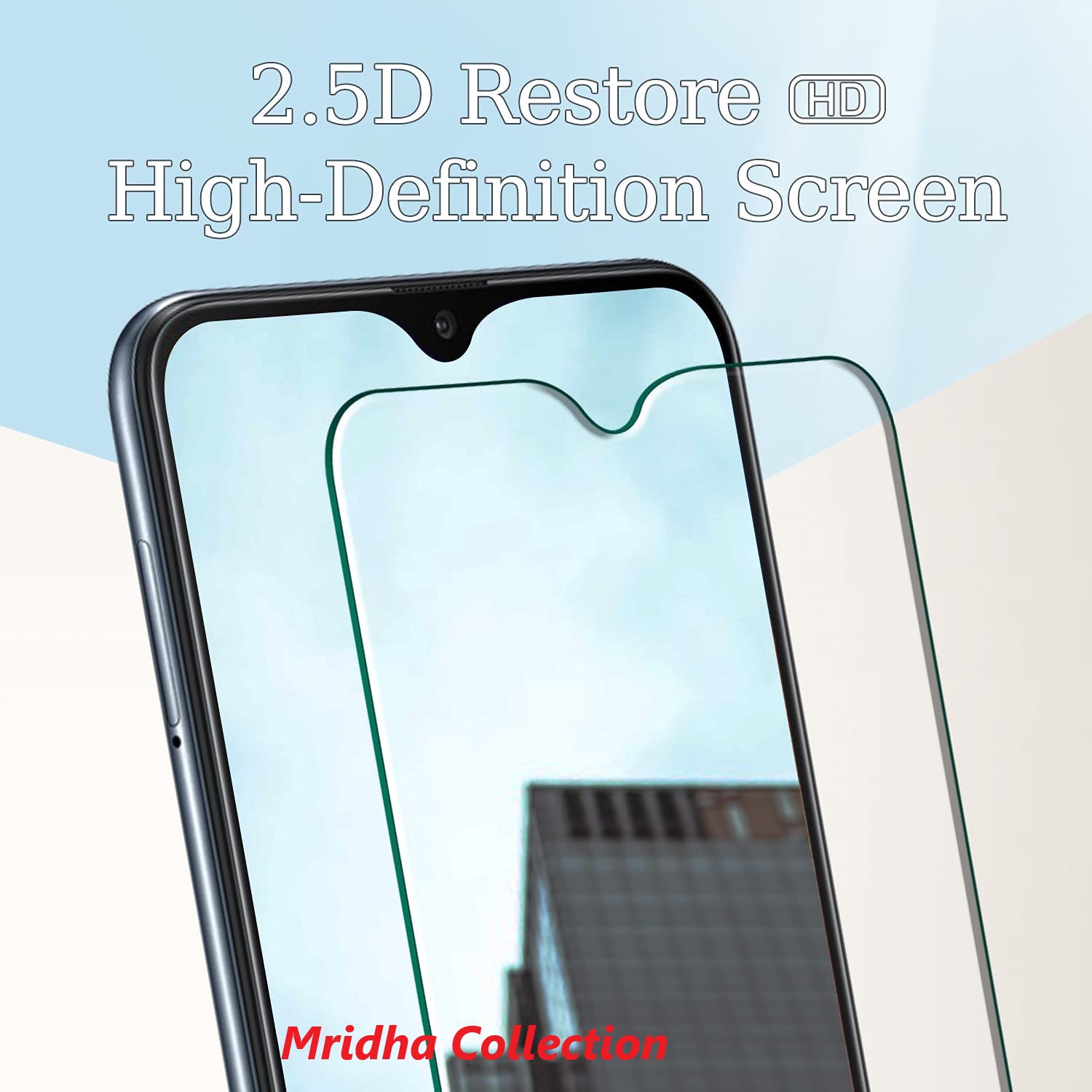 Realme C20A Screen Protector 3D Tempered Glass Protector Clear Screen Premium Product Gorilla Glass Transparent Clear Ultra Thin - Durable & Scratch Resistant - Easy to Install. 