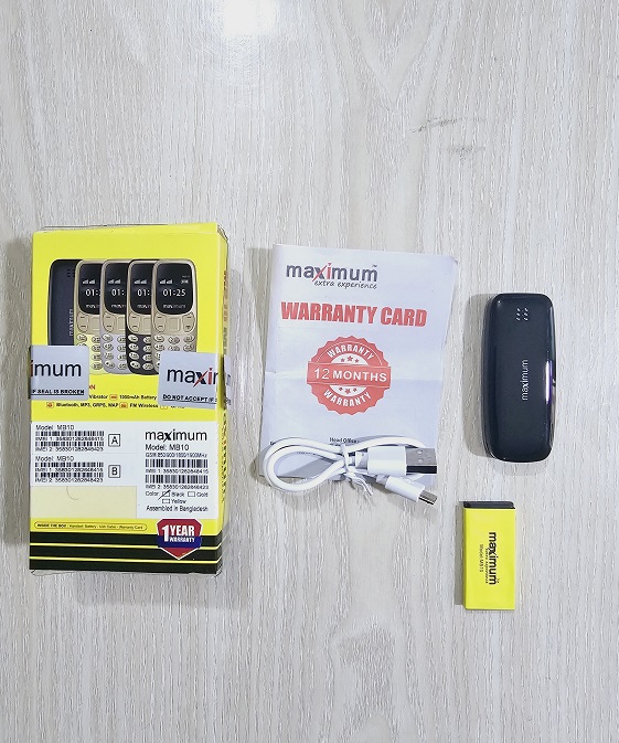 Maximum MB10 Mini Button Phone With Warranty. 