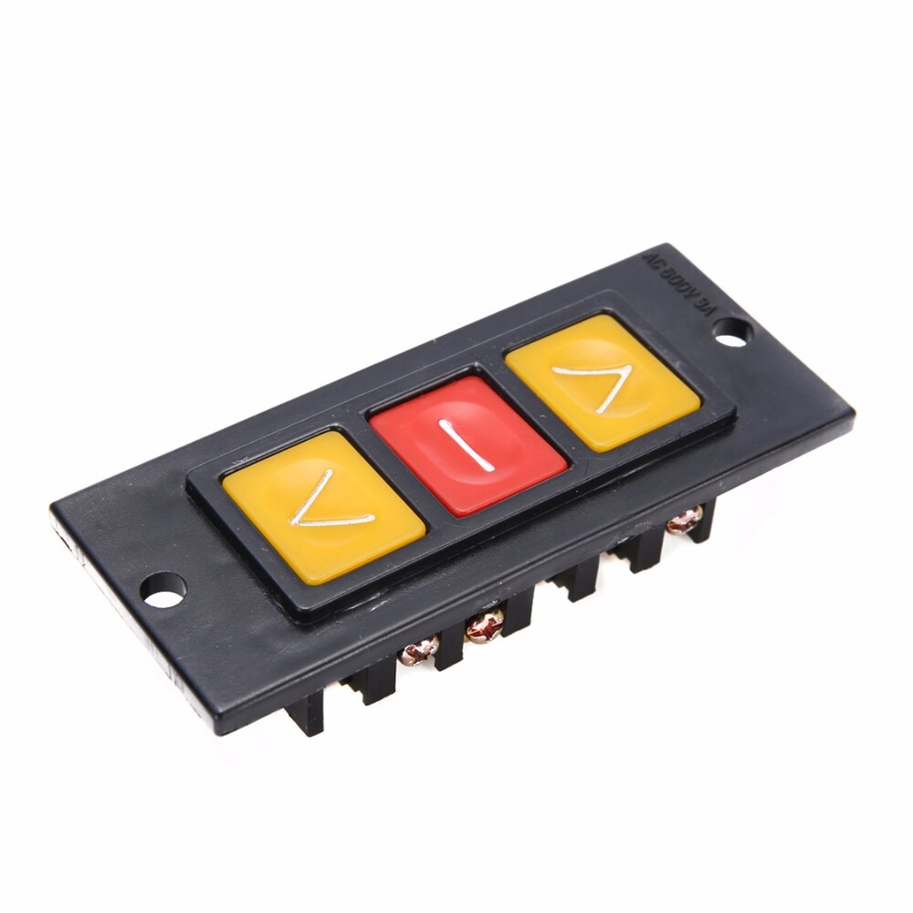 【Broad Sunlight shop】Up Down Stop 3 Buttons Switch Black Plastic Housing Push Button Switches For Electric Roller Shutter ty Door. 