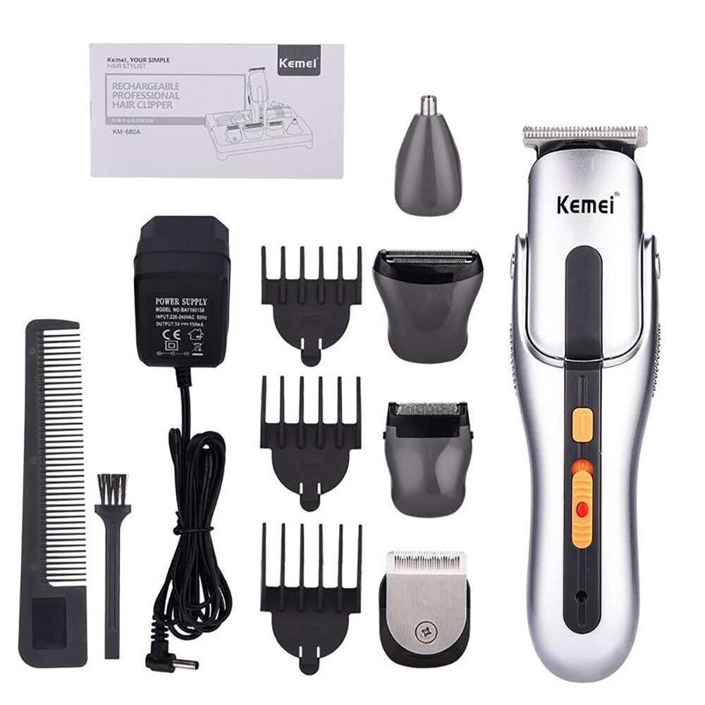 Kemei KM 680A Rechargeable 8 in 1 Trimmer for Men-4.jpg
