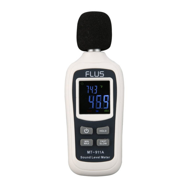 FLUS MT-911A Sound Level Meter Thermometer Digital Sound Level Meter