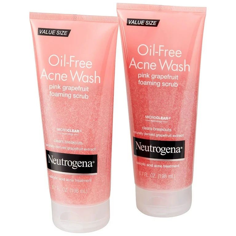 Neutrogena Oil Free Acne Wash Pink Grapefruit Foaming Scrub, 198ml. 