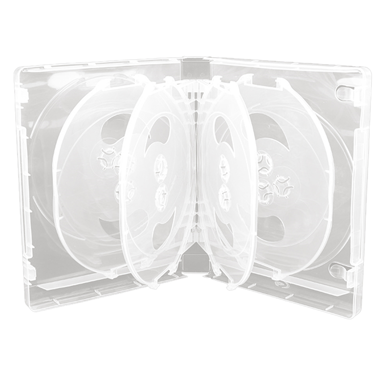 CD Storage Box 10-Piece Pack CD Case Plastic Double-Sided CD Storage Car CD Case Thickened DVD Case Durable Easy Install Easy to Use
