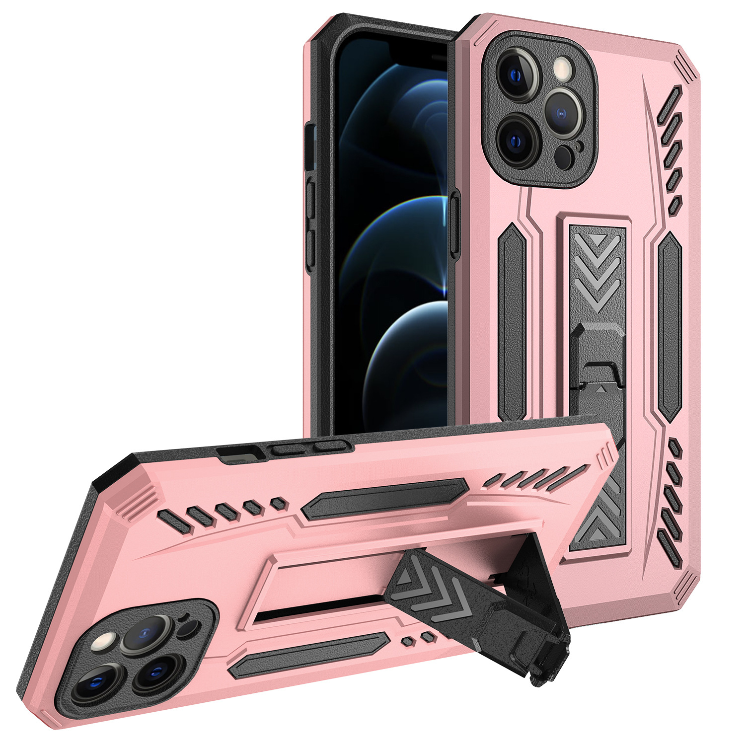 Applicable ITEL A56/S16/VISION1PRO/A37/26 Silver Leopard Sharp Two-in-One Phone Case Protective Case. 