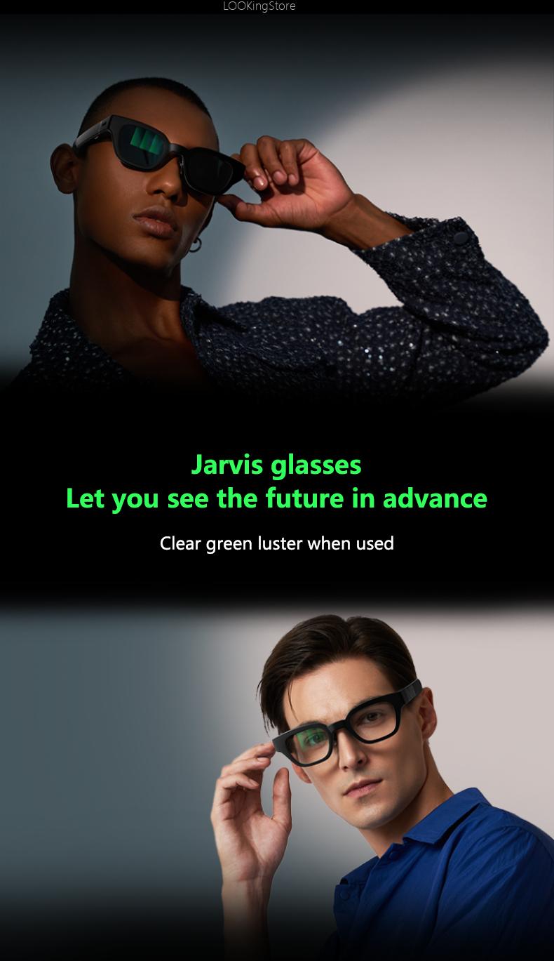 INMO Go Smart AR Glasses Wireless Ultra Light Portable AI Assistant Glasses Music/Call/Translation for iPhone/Android. 