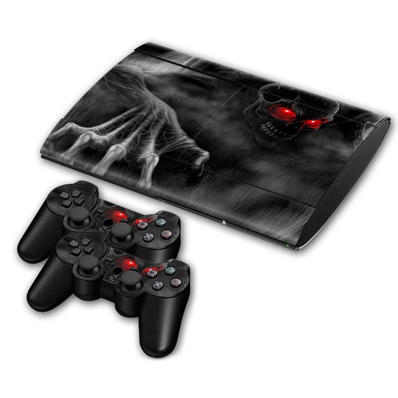 【2023NEW】New design for Ps3 super slim 4000 Console and Controllers stickers for ps3 slim 4000 vinyl sticker. 