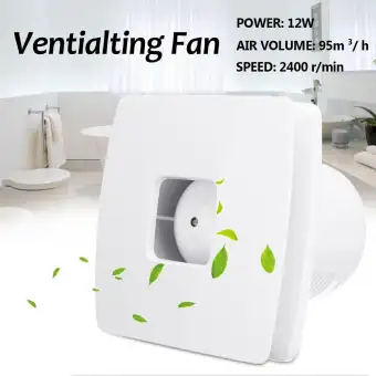Exhaust Fan Bedroom Bathroom Window 4 Inch Exhaust Fan Bathroom Quiet Ventilation Fan