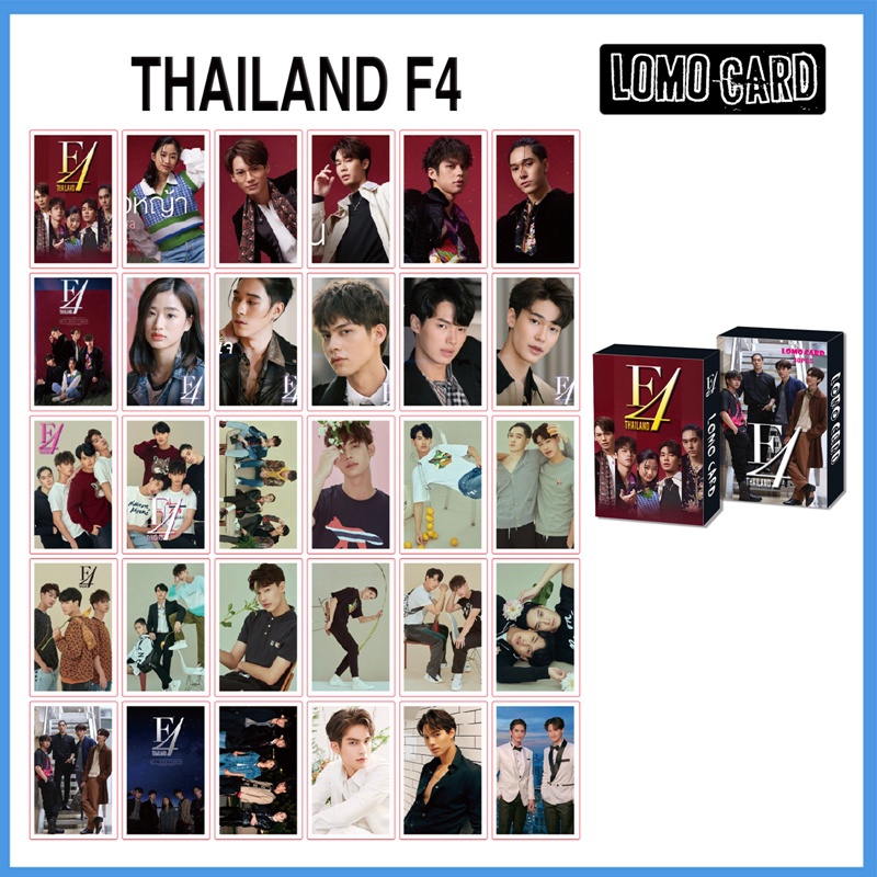 Sell-Well】 30Pcs/Box Bright win F4 Thailand Lomo Card Photocard
