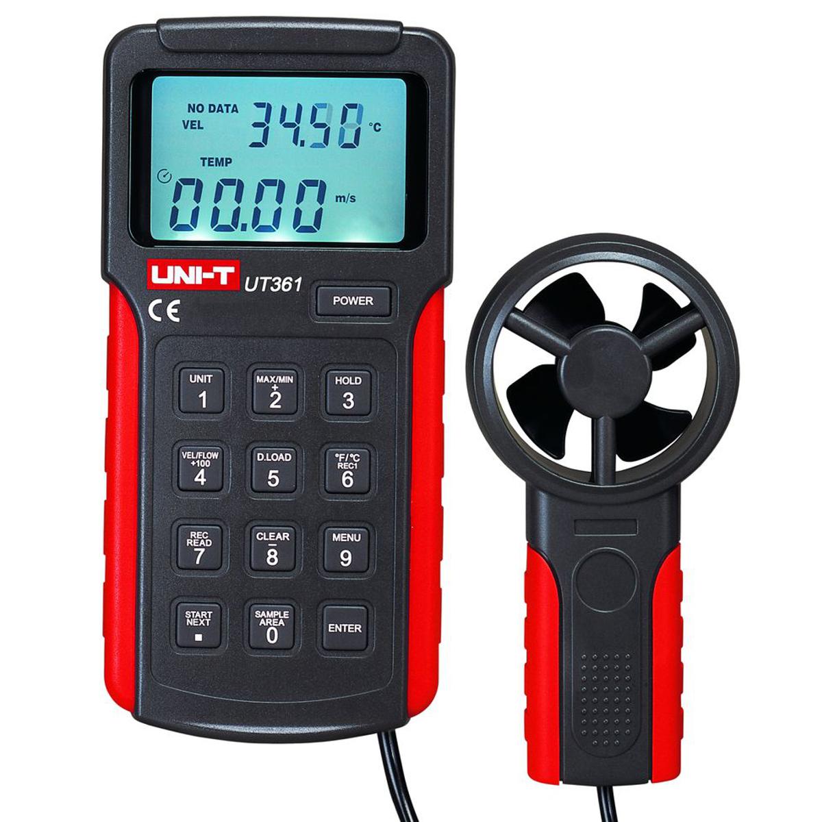 UNI-T UT361 Digital Anemometer Wind Speed Tester  - Kings Trading