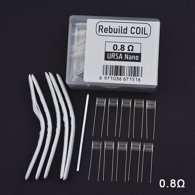 DIY Tool Rebuild Kit Mesh Coil Resistance Wire Replacement Accessory For URSA Nano 0.8/1.0ohm Eatop
