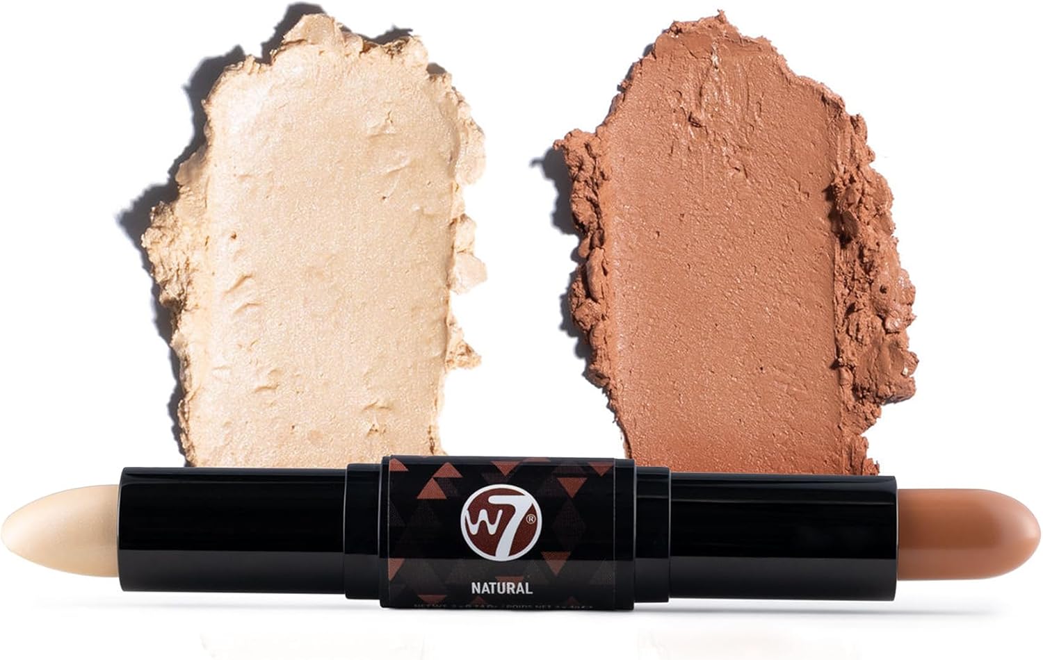 W7 Contour Stick - Double-Ended Creamy Contour & Highlight Makeup - Bronze, Shape & Define - Natural. 