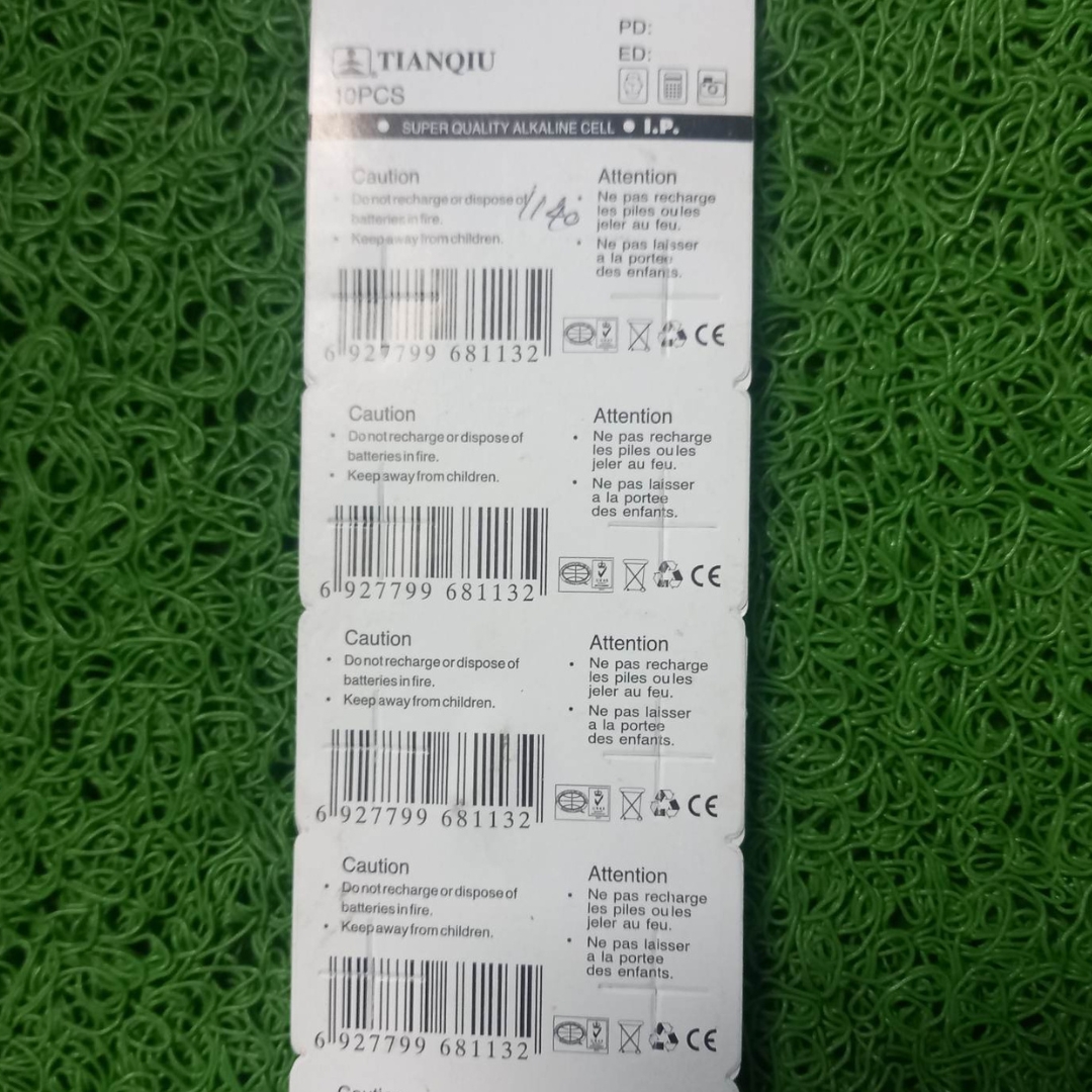 5Pcs- AG8 389A LR1120H Button Battery LR1120H Button Cell Battery LR1120H Battery 1.5V 389A C-oin Cell Battery AG8 Battery 1.5V Battery For Watch Calculator Clock. 