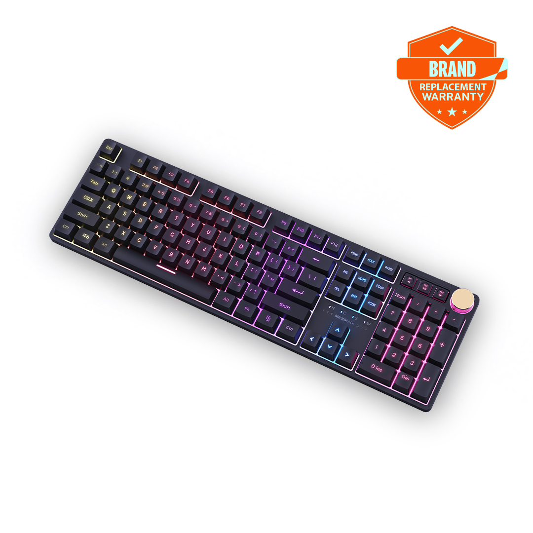 MICROPACK GK-30 ARES Gaming Mechanical Blue Switch RGB Keyboard