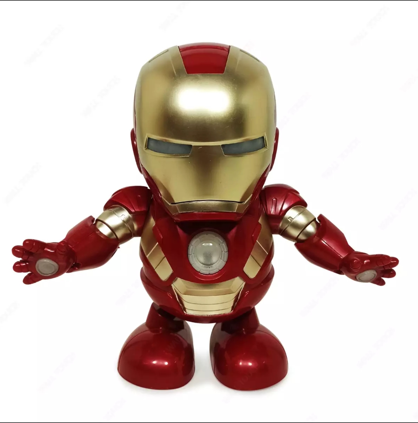 Iron Man-Dance Hero Super Hero  Iron Man  Dancing Robot Toy With Real Dance Move, Music And Lights For Kids. 