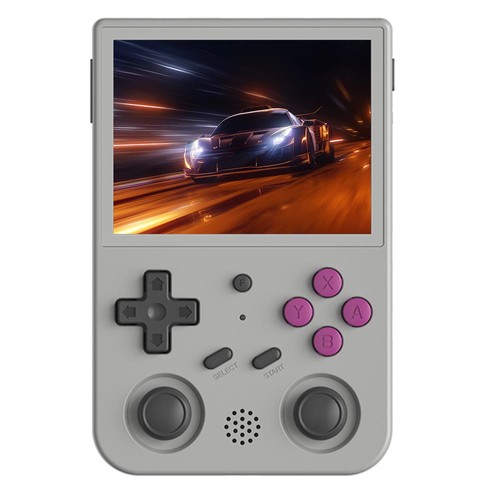 ANBERNIC RG353VS Retro Game Console, 64GB TF Card ,16GB Linux, 1GB LPDDR4, Moonlight Streaming - Grey