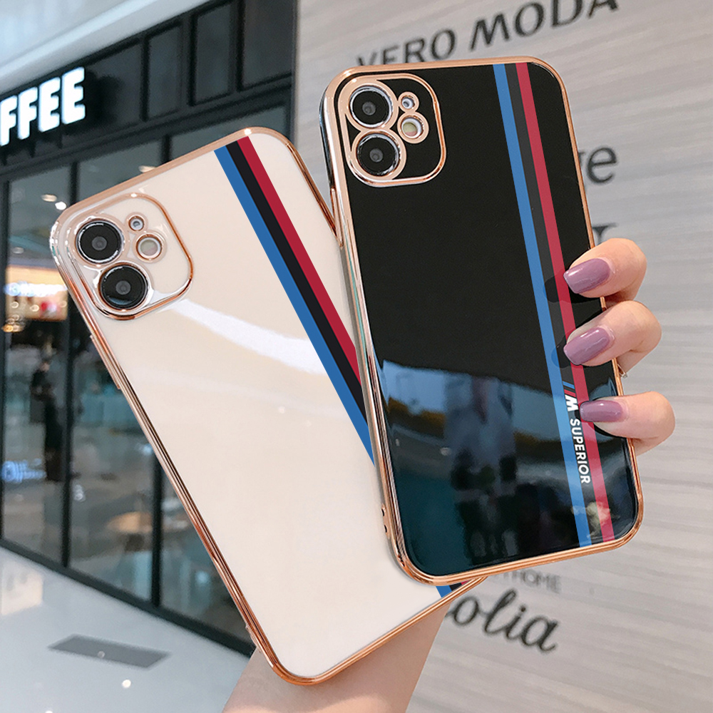 TA for Xiaomi Mi 9T / 9T Pro / Redmi K20 / K20 Pro Back Cover + Free Lanyard Track Sign Luxury 6D Plating Case Side Pattern Soft Silicone Square Phone Cases. 