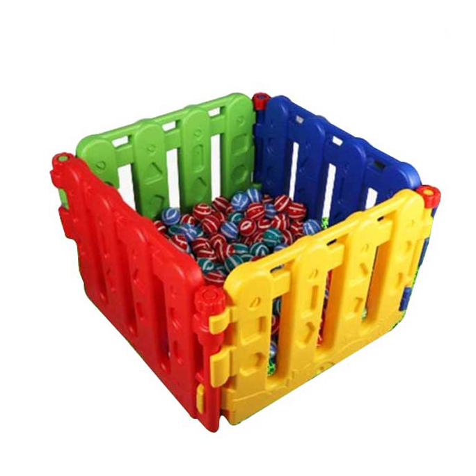 Baby Playpens playground 4 Parts fences With 50 pcs Ball 31"X22"