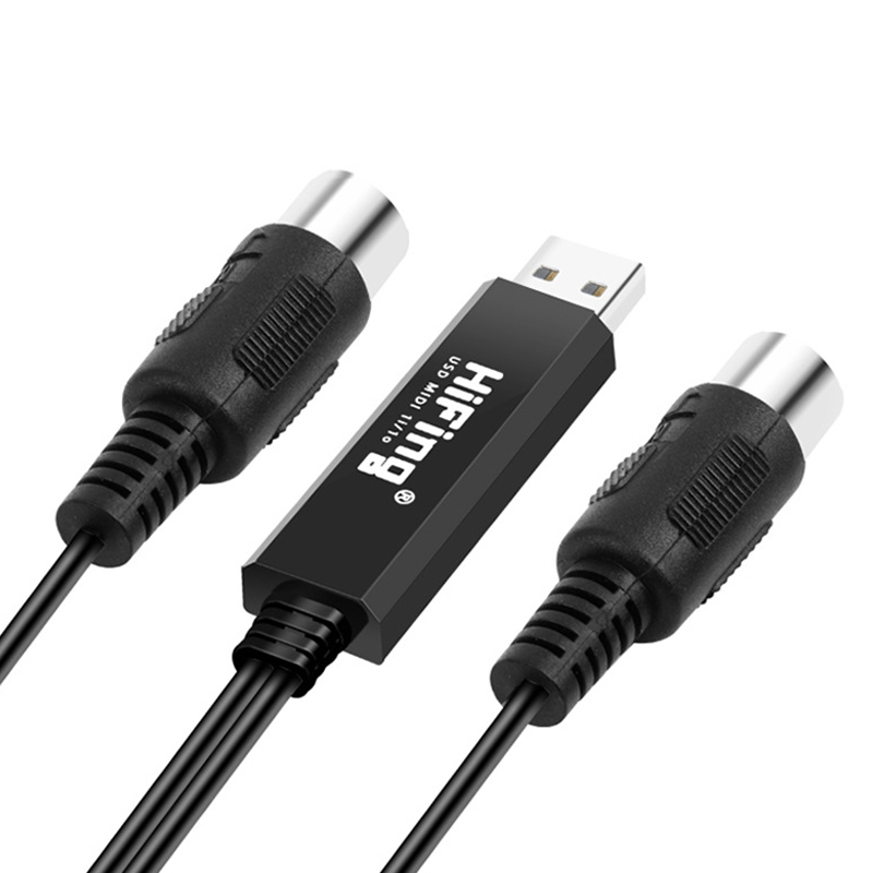 HiFing USB Interface Converter/Adapter with 5-PIN DIN MIDI Cable. 