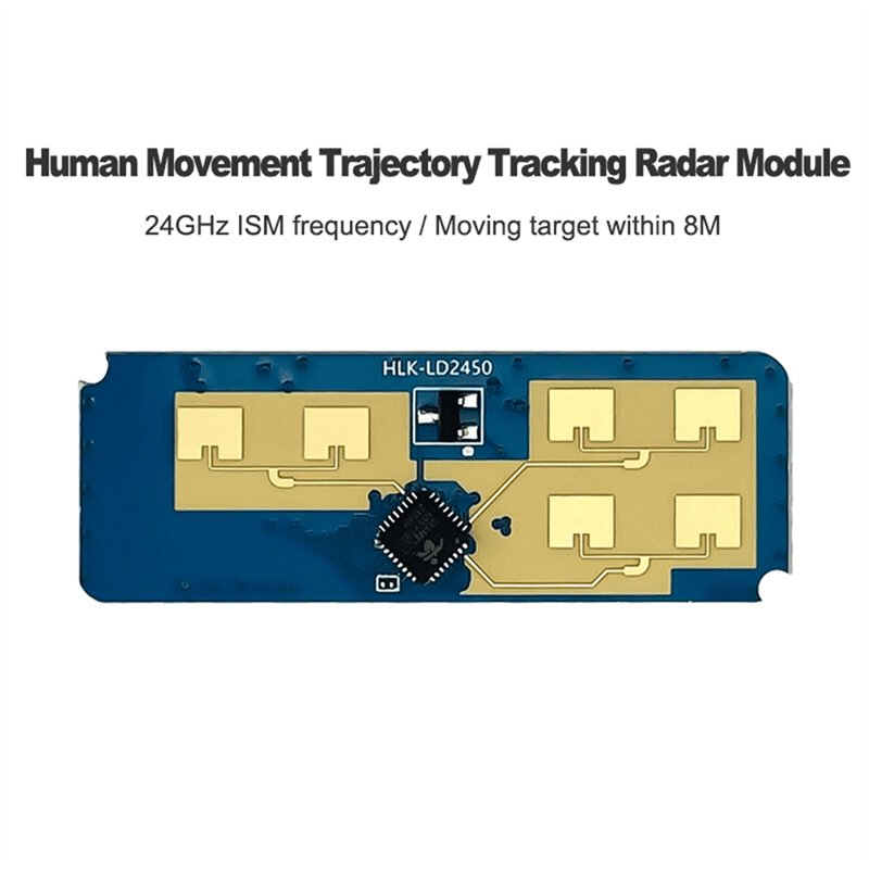 HLK-LD2450 24G Smart Home Wave Human Body Motion Target Tracking Radar Sensor Module Test Distance Angle Speed Durable. 