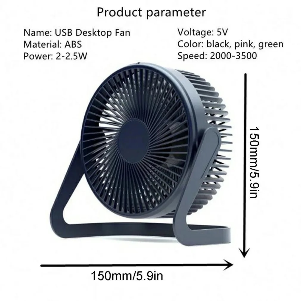 Xiaomi Desktop Fan Portable USB Mute Mini Cooling Fans Air Cooler Rotating Adjustable Angle High Quality Fans For Home Office. 
