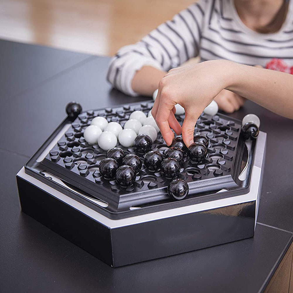Abalone Table Games Portable Chess Set Family Board Game For Children Kids Intellectual Development Carrom Board Push Chess. 