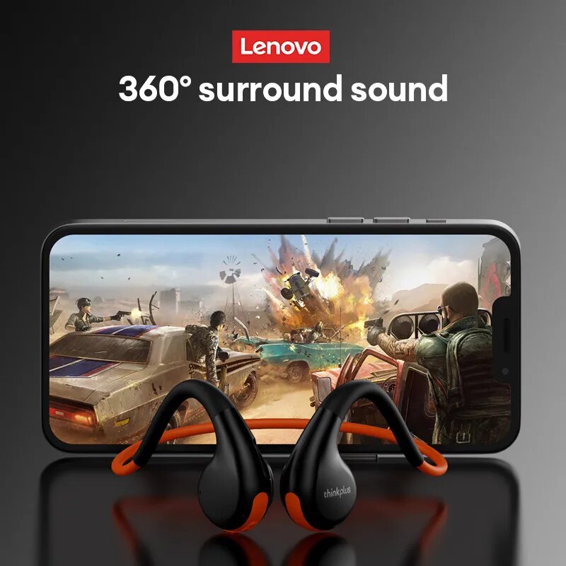 Lenovo X7 Bluetooth 5.3 Portable Headset Simple Operation Easy to Grasp Earphones Long Endurance High Quality Headphones. 
