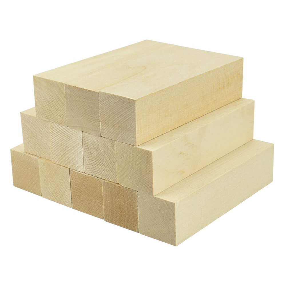 Whittling and Carving Wood Blocks Unfinished Wood Blocks Basswood Carving Blocks Soft Wood Set for Carving Beners. 