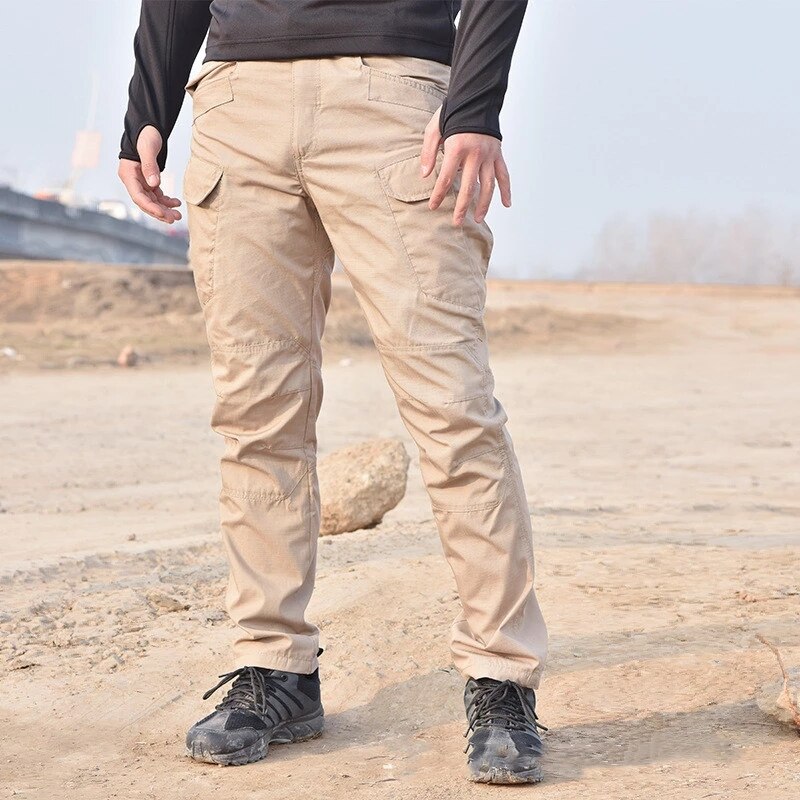 ens Waterproof Cargo ants Elast ultiple oet ilitary ale rousers or Joggers ant lus Size actal ants en