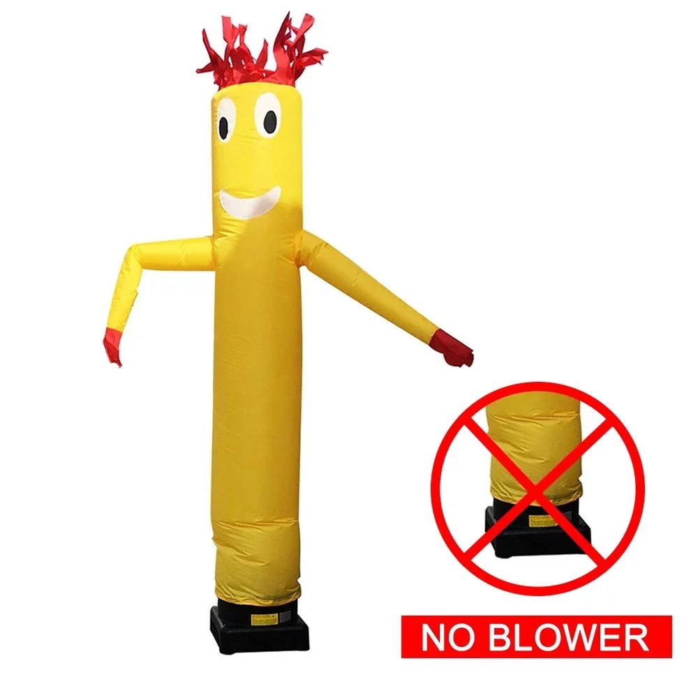 10ft Inflatable Wacky Waving Flailing Arms Tube Man Dancing Air Puppet-Yellow For Advertisement Promotional (No Blower). 