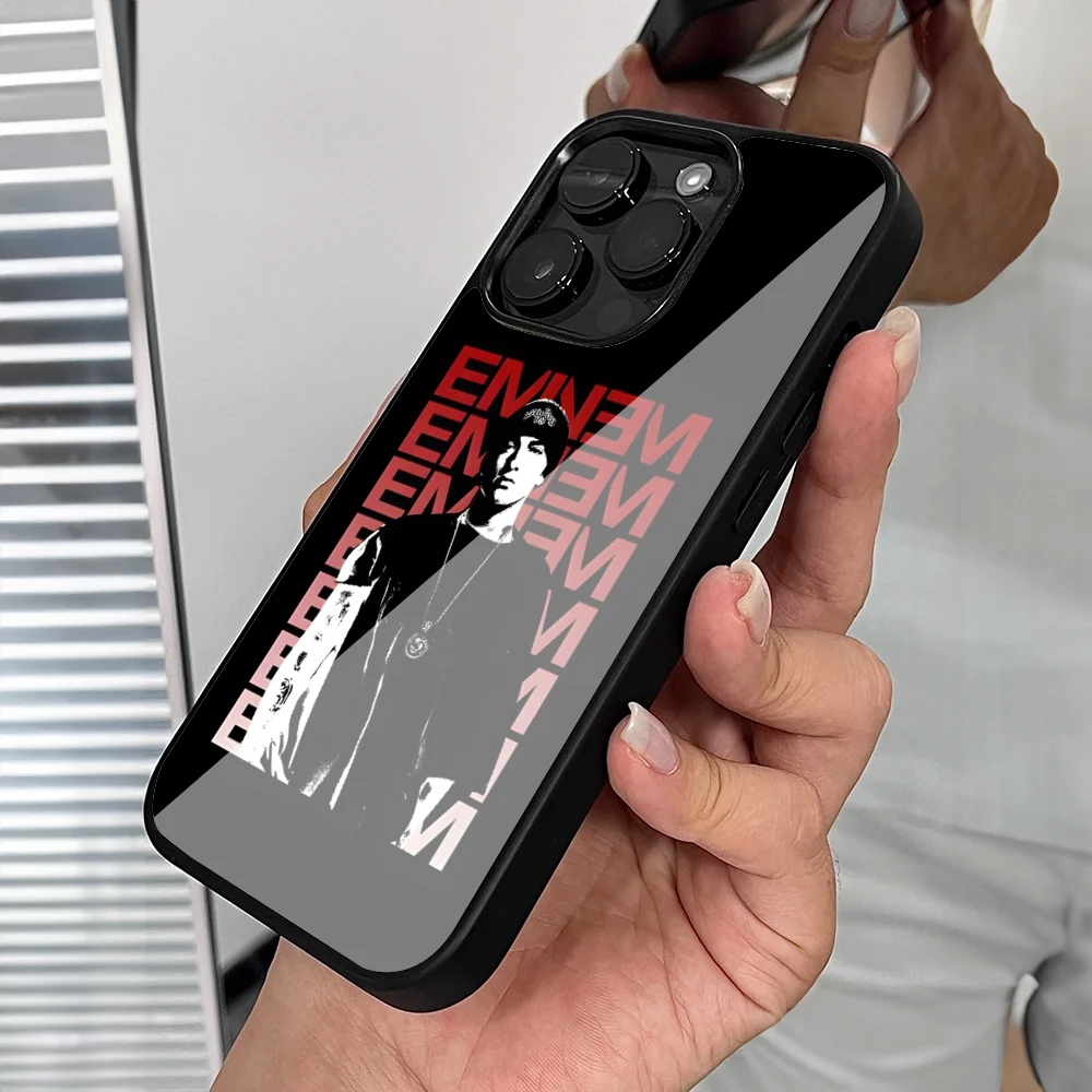 Hop Rapper Eminem Rap Phone Case For Iphone 15 14 13 12 11 Pro Max Mini 8 6 7 Plus Se Xr X Xs 2020 PC+TPU Cover