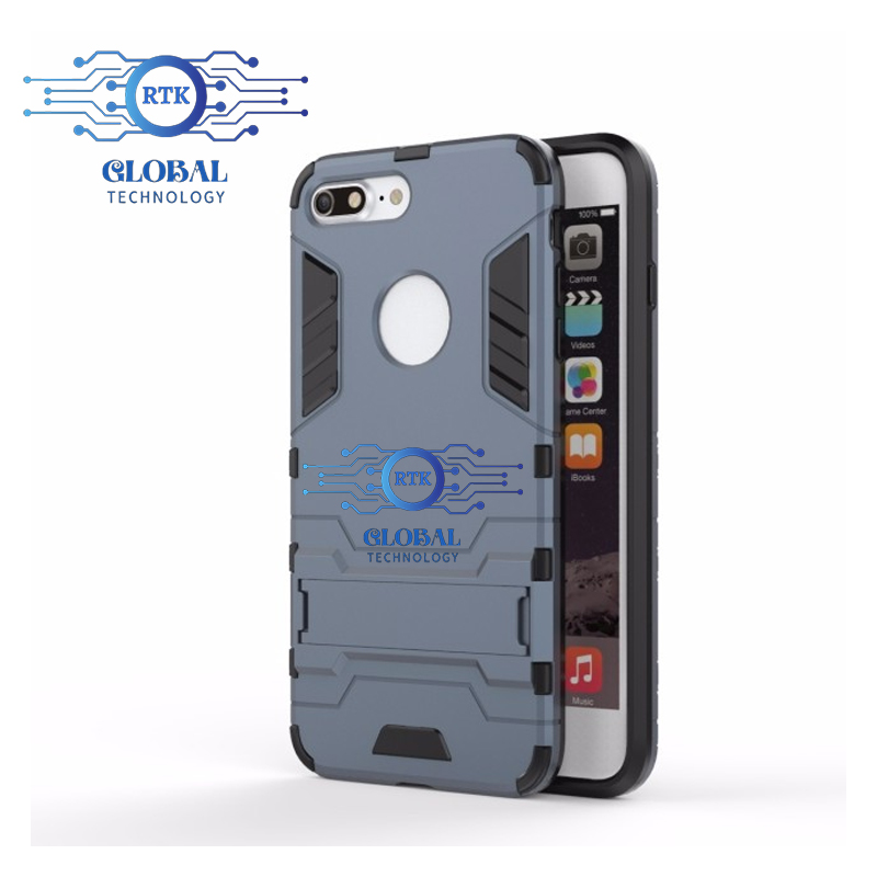 For Apple iPhone 7 Plus/8 Plus Phantom knight Armor Stand Hard Rugged Cover. 