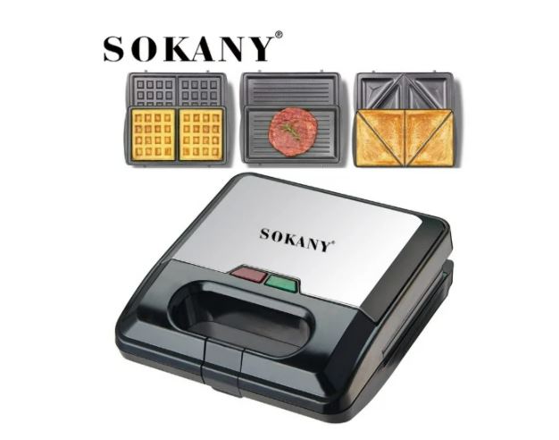sokany 3 in 1 sandwich maker