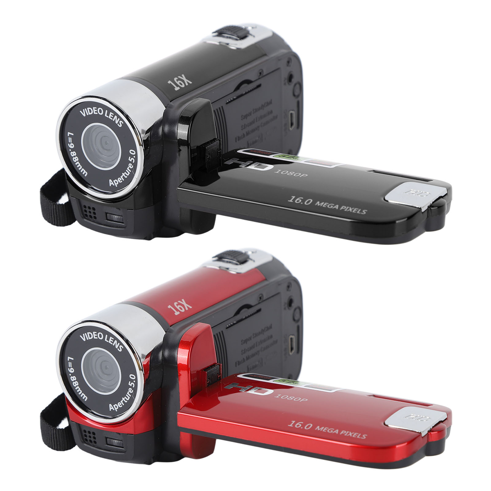 2.7in Camera 4K 48MP DV Camera 2.7in TFT Rotatable Screen 16x Digital Zoom Video Camera with USB Cable 4K Camera Vlogging Camera. 