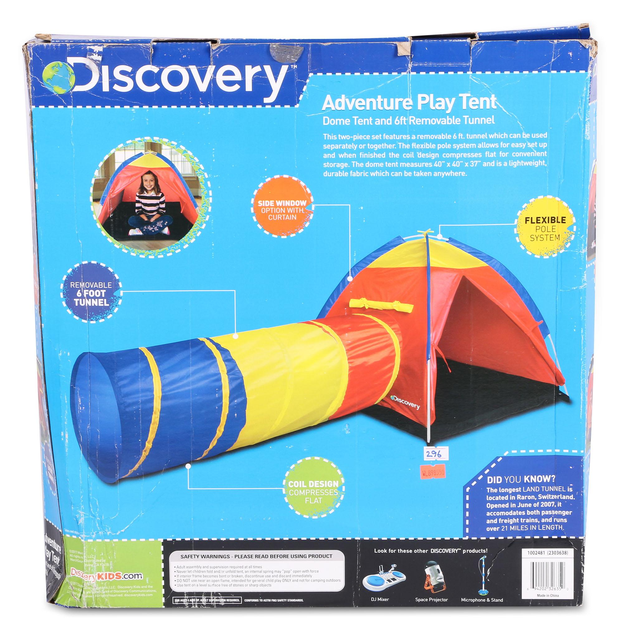 discovery adventure play tent