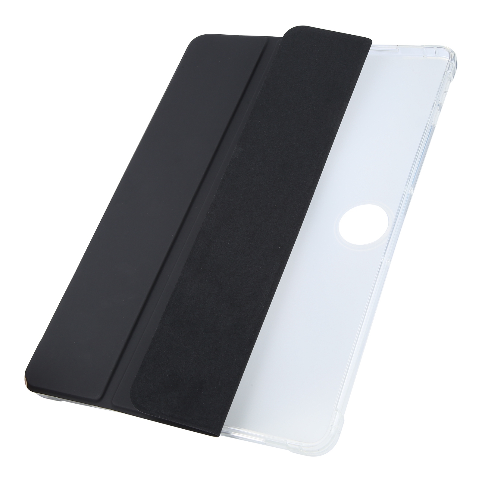 3-fold Clear TPU Smart Leather Tablet Case with Pen Slot For Honor Pad 9. 