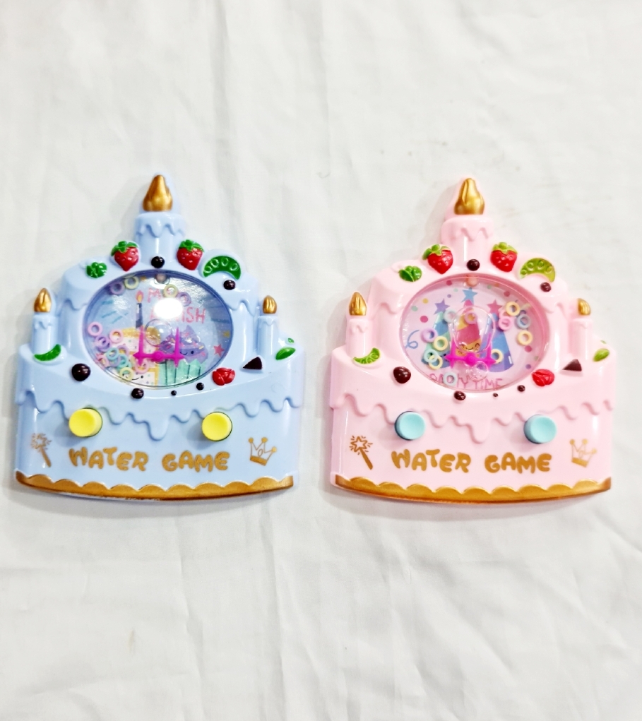 Plastic Water World Game Toy - Blue Pink. 
