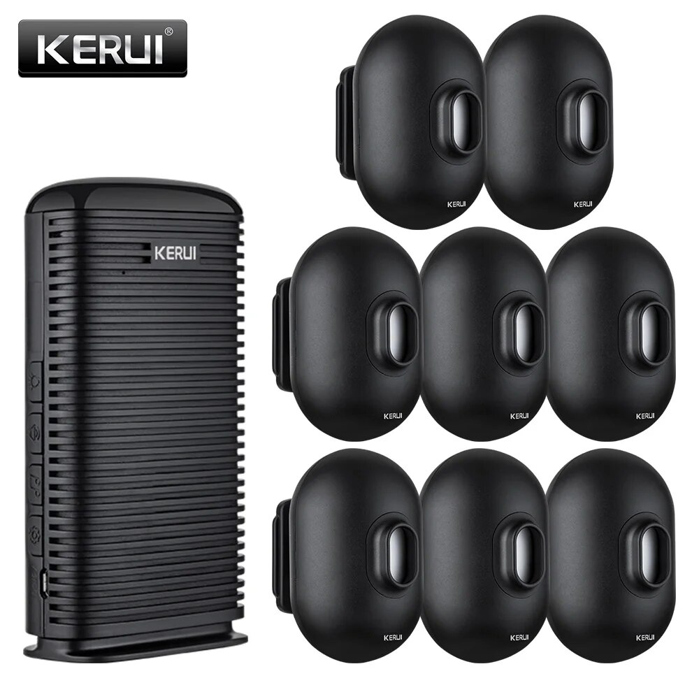 KERUI DW9 Wireless Driveway Security Alarm Waterproof PIR Motion Detector Garage Welcome Burglar Alarm Secure System Patrol. 
