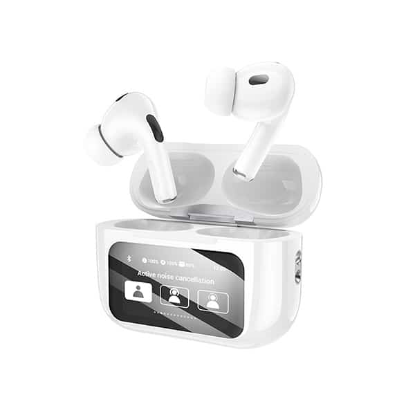 Hoco EW72 TWS Wireless Earbuds Display Touch Screen ANC True Bluetooth V5.4 Earphones Airpods Pro 2nd Generation Headphones. 