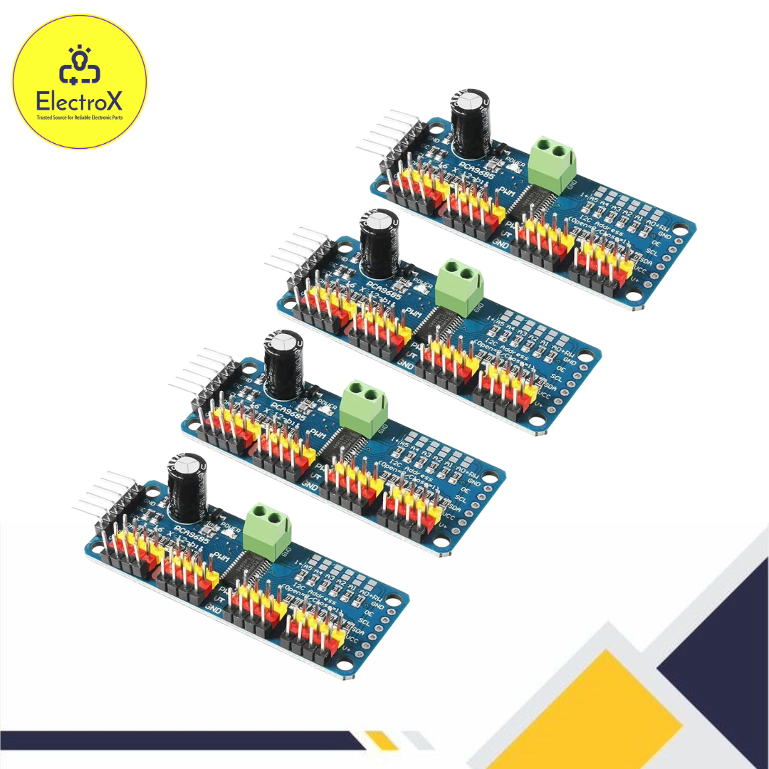 PCA9685 16 CH 12Bit PWM Servo Motor Driver Board Controller IIC Interface for Arduino Raspberry Pi 3B 3B+ for Robot. 