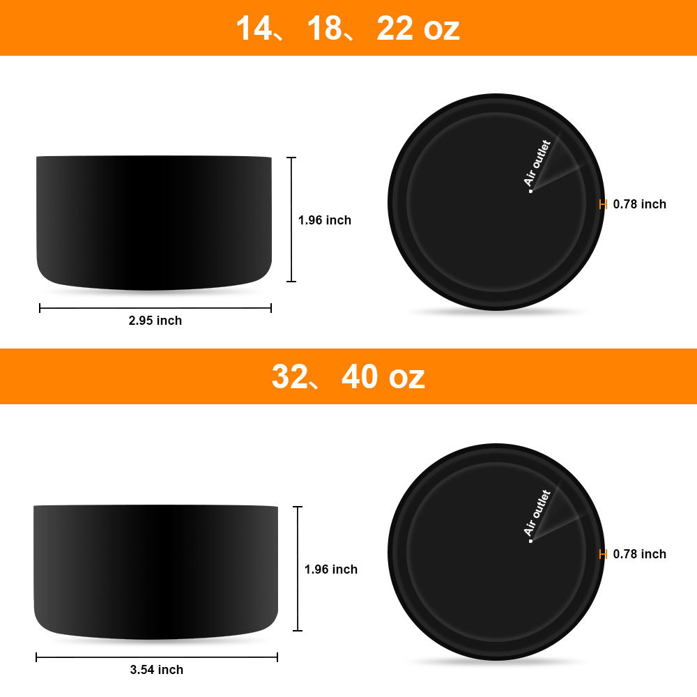Hydrofresh Accessories 1 Liter Hydro Fresh Tumbler Accessories 650ml Silicon Boot with Paracord Handle for tumbler Wide Mouth Water bottles Hydro Fresh Accessories Silicone Boot for Tumbler Paracord Handle Set. 
