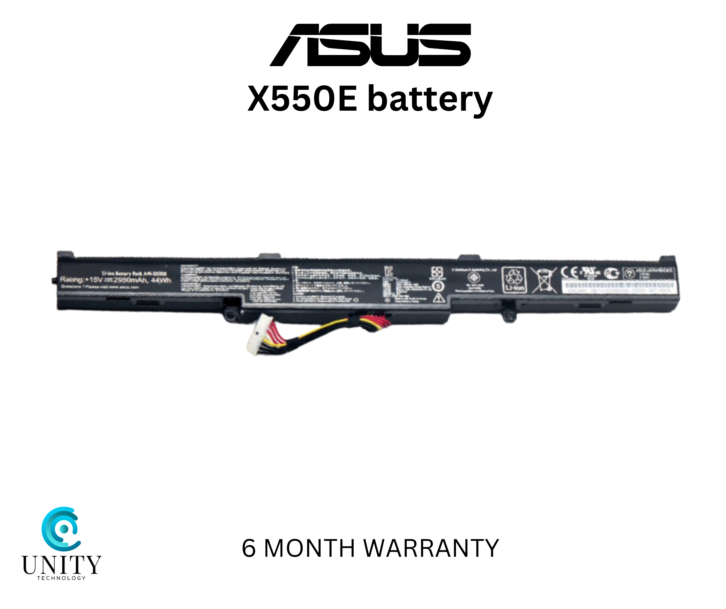 Asus A41-X550E VivoBook X450 A450 X450J X450JF A450C A450E laptop battery