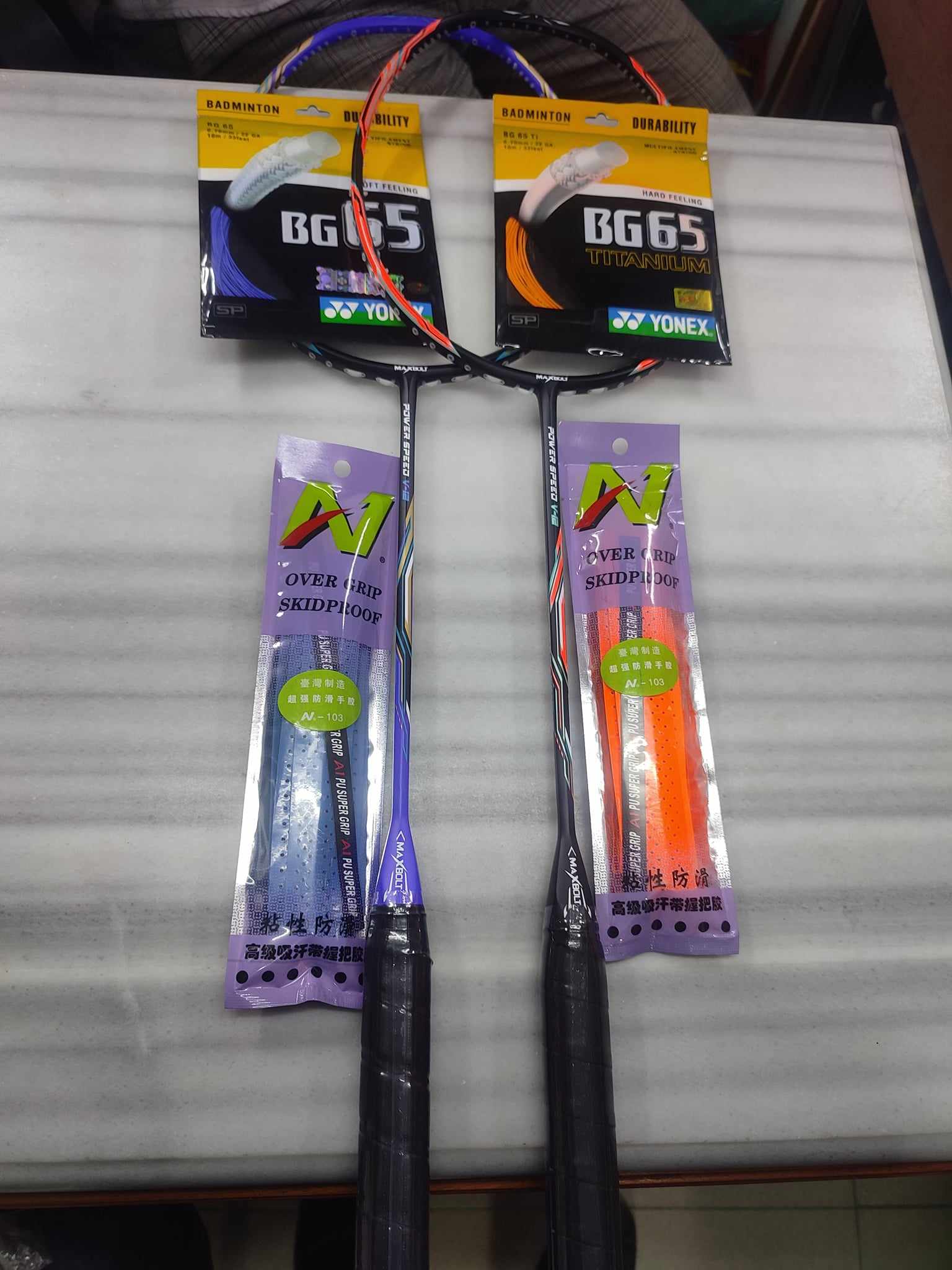 Malaysia Imported Maxbolt Badminton Racket Bat - Imported From Malaysia, This Maxbolt Badminton Racket Bat Ensures Top-Notch Quality And Performance On The Court.