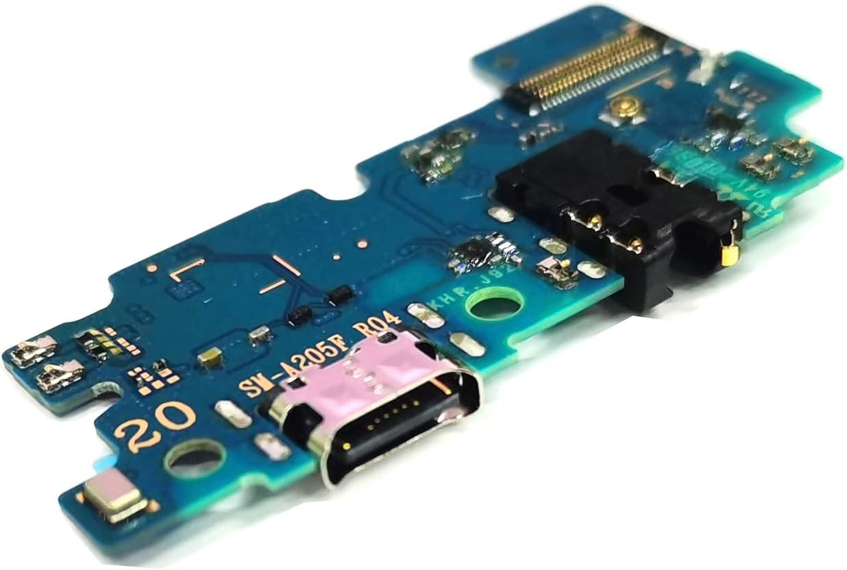 Charging Logic Board For Samsung Galaxy A20 (SM-A205) Charging Port For A20 (SM-A205) USB Plug PCB Dock Connector Spare parts. 