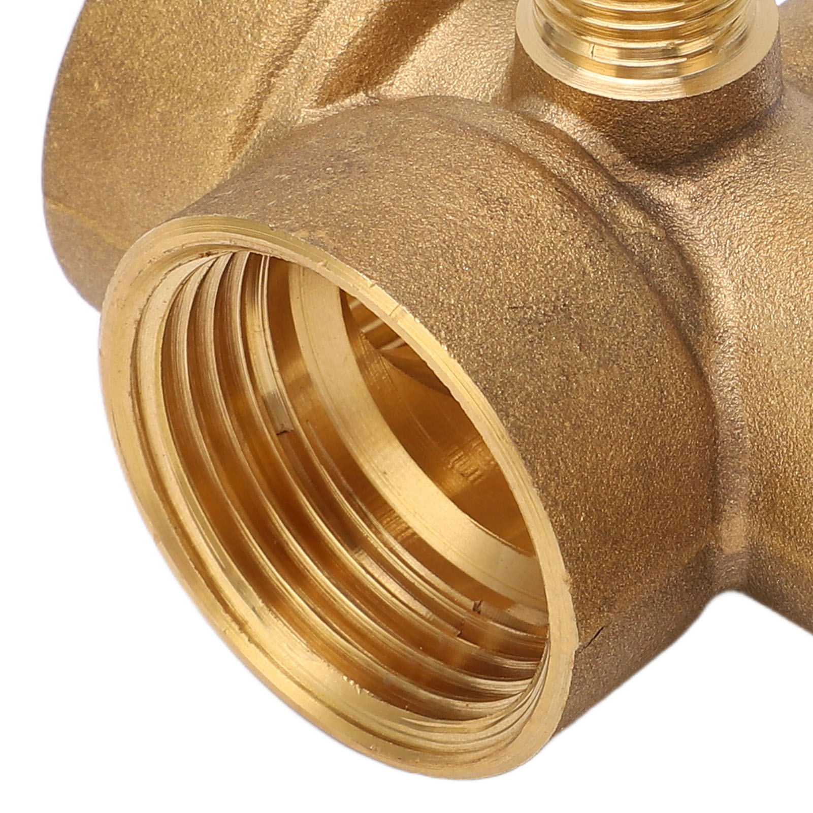 Pipeline Connector, Brass Water Pipe Fitting 5 Way for Oil. 