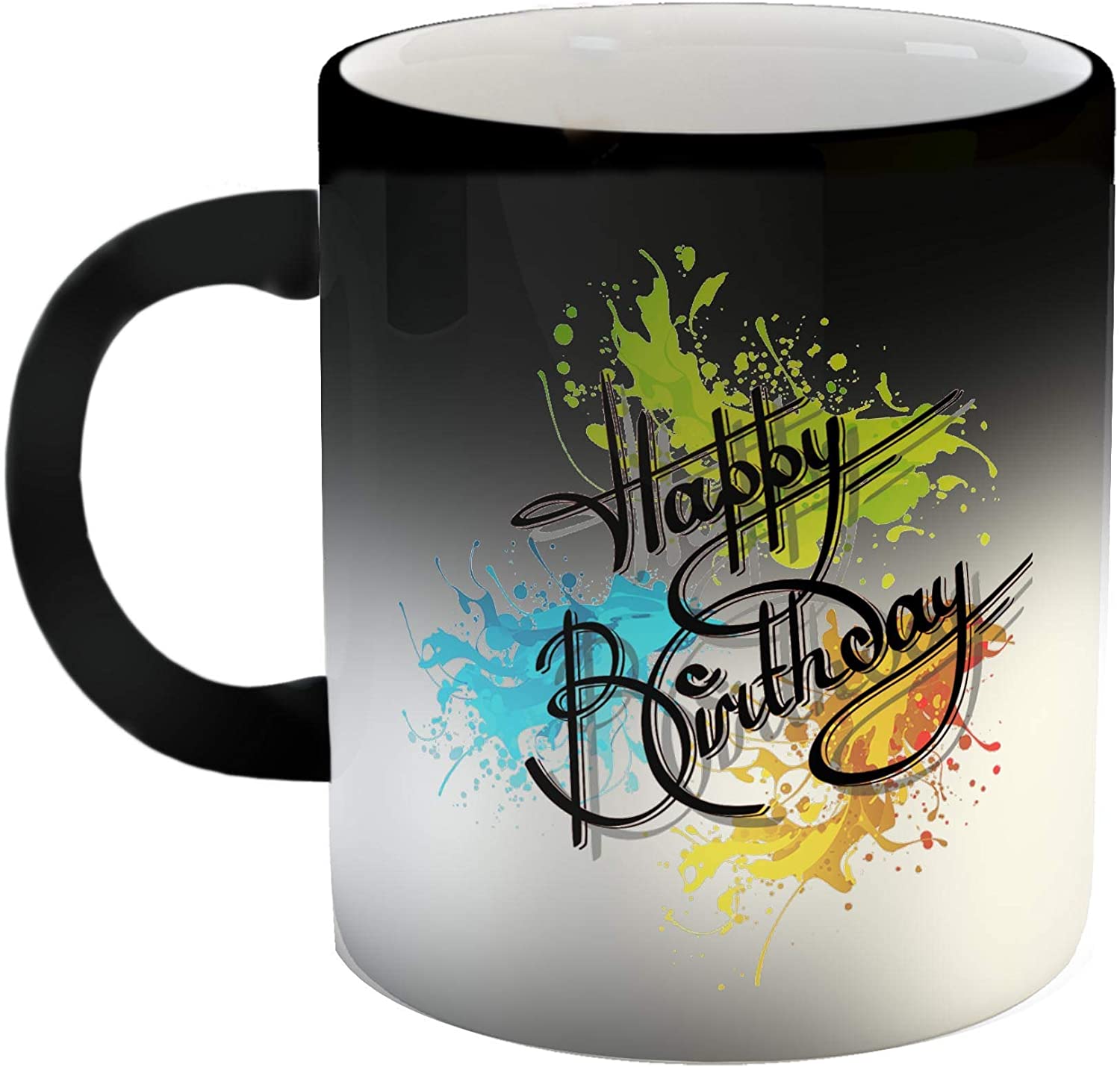 Color Changing Ceramic Magic Photo Mug - Personalized With Photo or Text INTE-6601. 