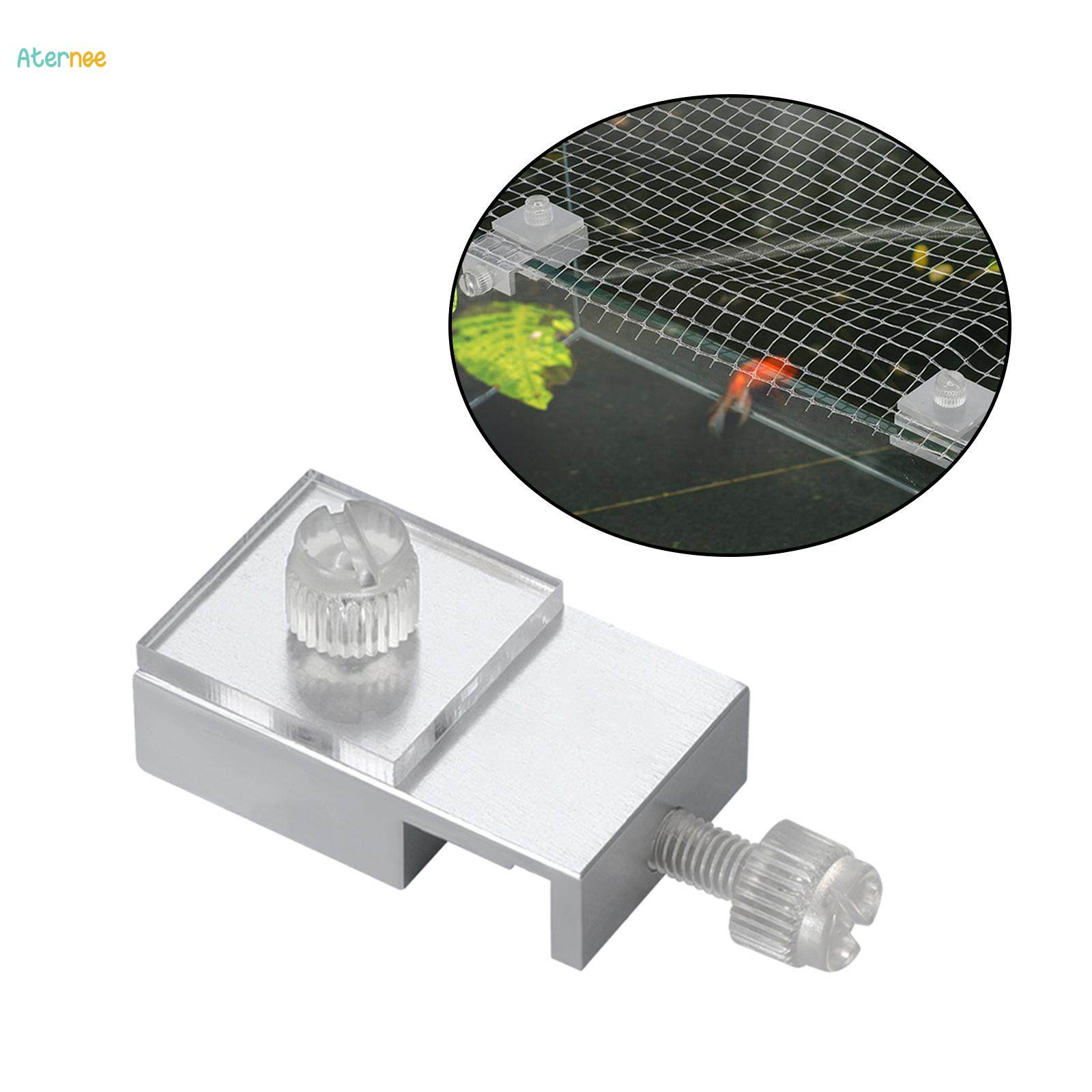 Aquarium Screen Net Clamp Aquarium Cover Clip Sturdy Accessories Durable Heavy Duty Net Mesh Clamp Mesh Netting Clip Mesh Screen Net Clamp. 