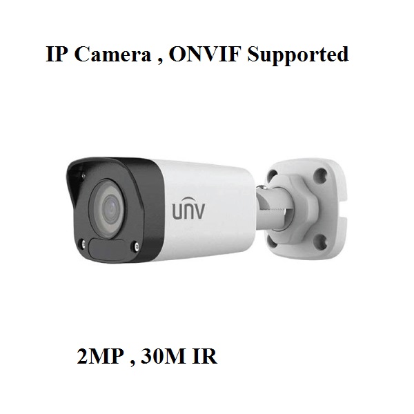 Uniview IPC2122LB- SF40- A 2MP Network IR 30m  Mini Outdoor Camera PoE Onvif Supported