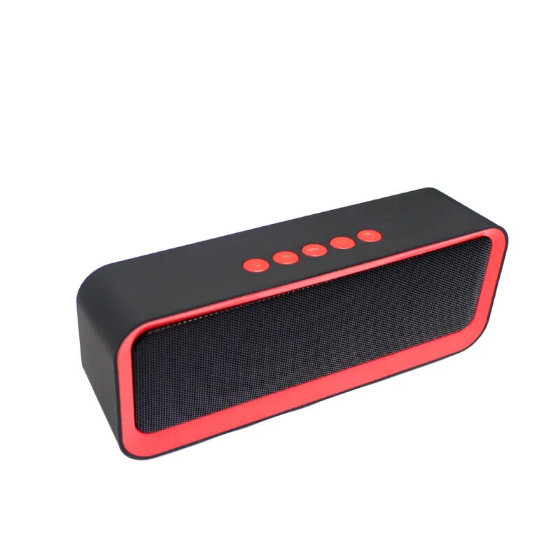 Mini Portable Bluetooth Speaker EBS-308 Wireless Metal Mesh Colorful Frame TF Card and USB Source Gadget Gift Music Player. 