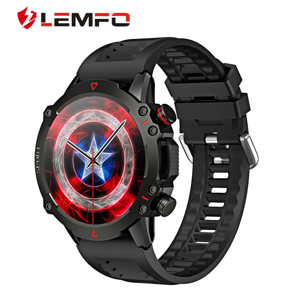 LEMFO smartwatch fashion Weather information reminder Sports game Bluetooth Call AI Voice TF10PRO. 