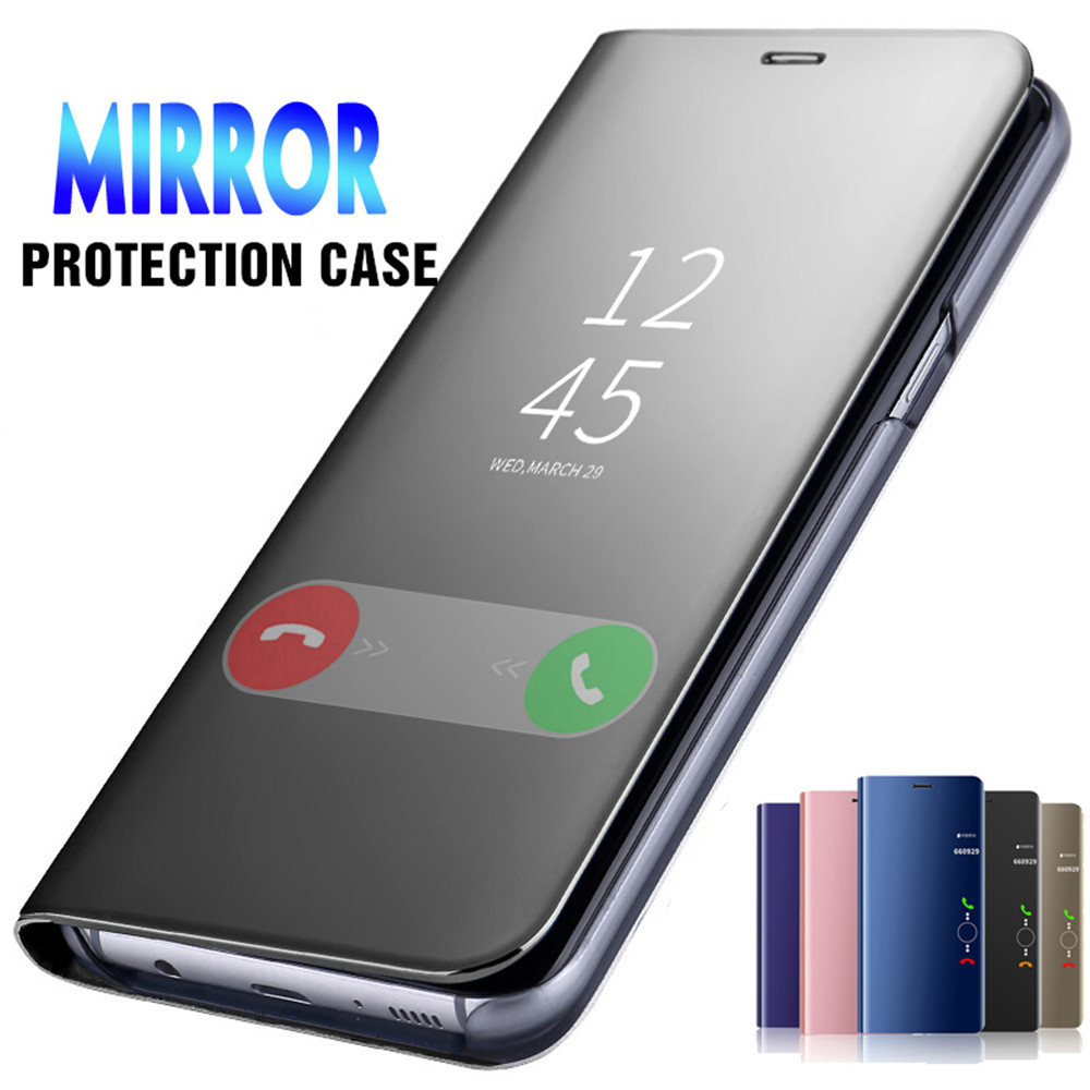 funda redmy note 11 s case smart mirror flip cover for redmi note 11s magnetic stand book coque on redme note11 not 11 pro shell